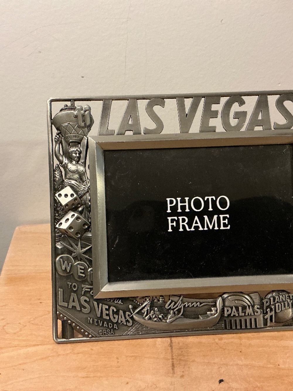 Las Vegas theme gray picture frame sights Planet Hollywood, Palms, Landmarks